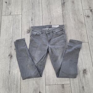 All Saints Gray Skinny Jeans